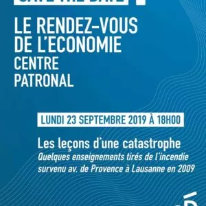 Le rendez-vous de l’économie – Conférence sur « Les leçons d’une catastrophe »