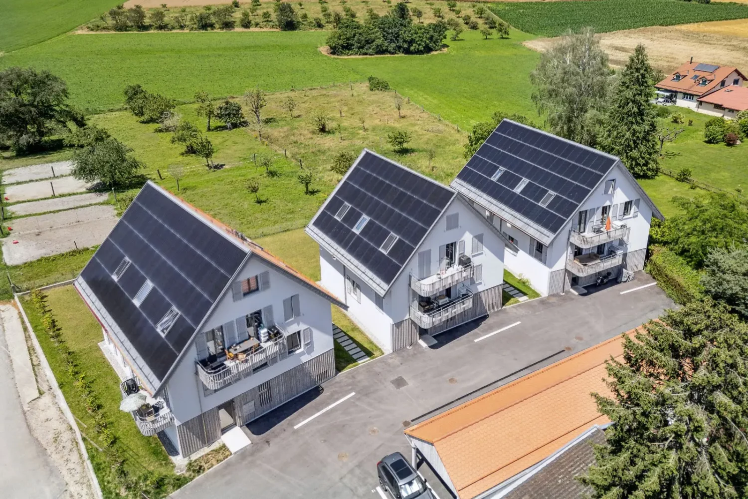 Gérance immobilière à Lausanne de 3 lots de maison