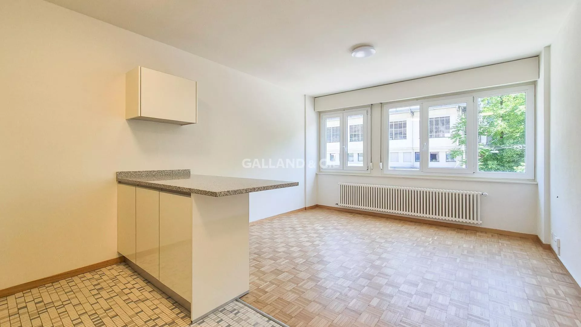 Appartement de 2 pièces au 2ème étage partiellement rénové : Photo 3