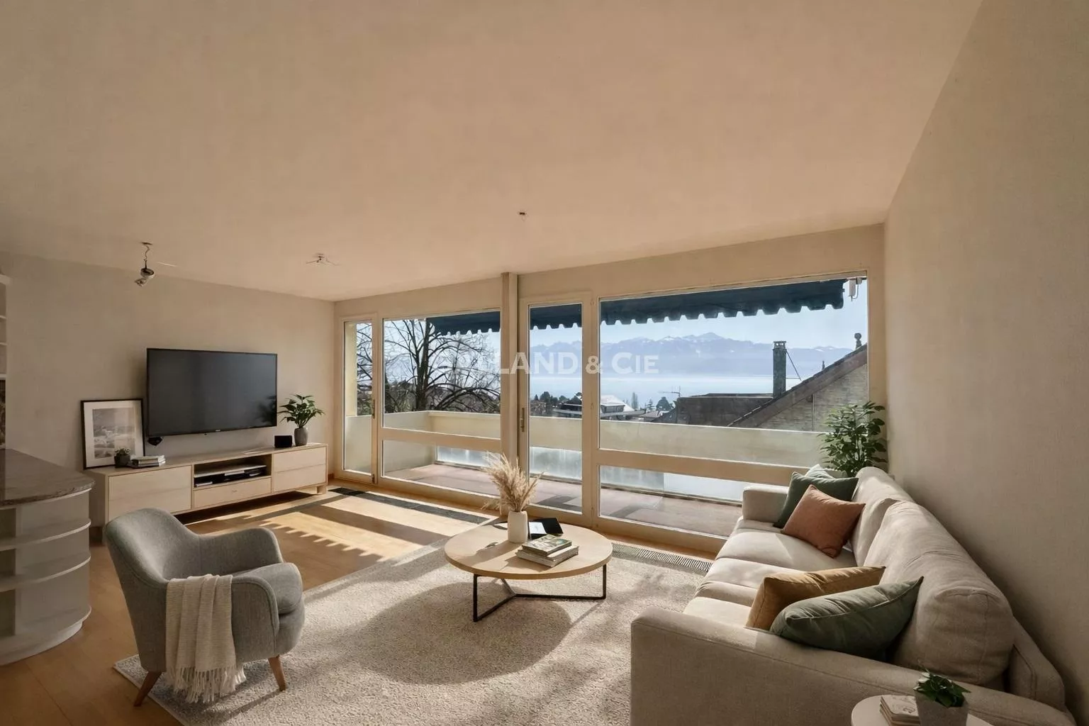 1 lot de PPE: logement principal de 6.5 pces libre et un 3.5 pces loué : Photo 1