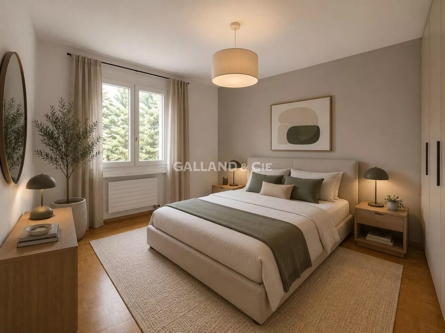 Bel appartement de 4.5 pièces - Quartier verdoyant : Photo 5
