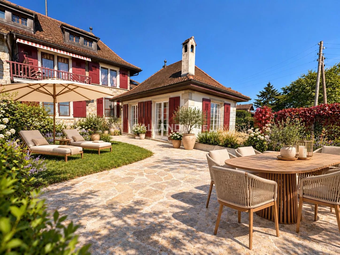 Splendide 6.5 pièces avec terrasse et jardin : Photo 3
