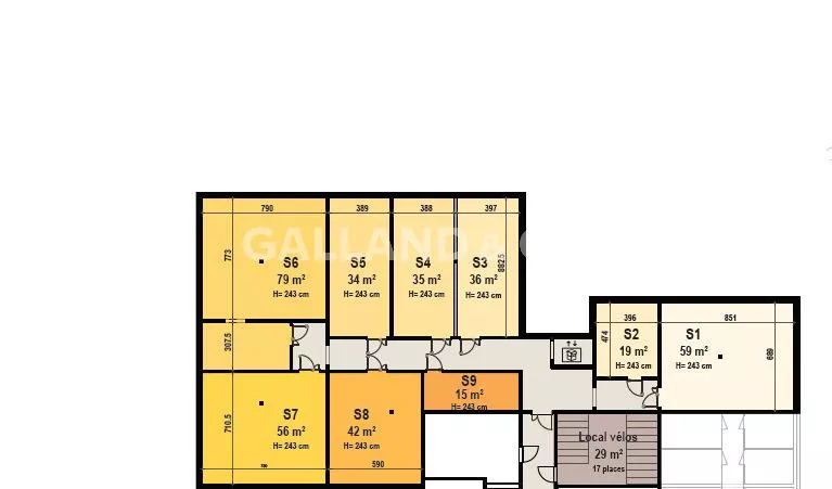 Dépôts à louer de 19 à 79 m² dans un quartier neuf à Saint-Aubin (FR) : Photo 2